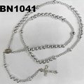 plastic beaded cross necklaces wholesale