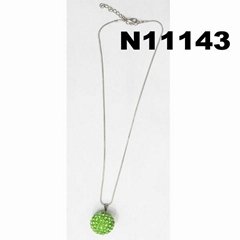 fashion girls crystal ball pendant necklaces wholesale