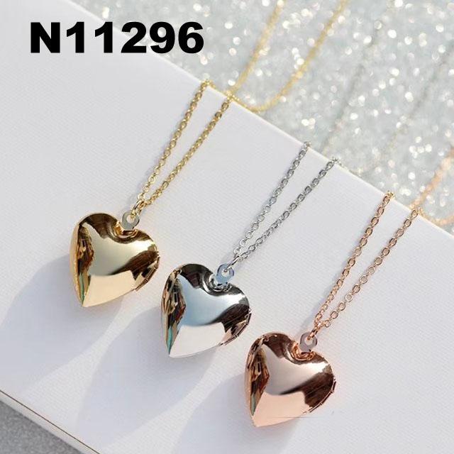 girls crystal heart charm pendant necklace wholesale 5