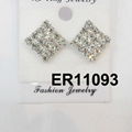 fashion women crystal stone diamond stud earrings 3