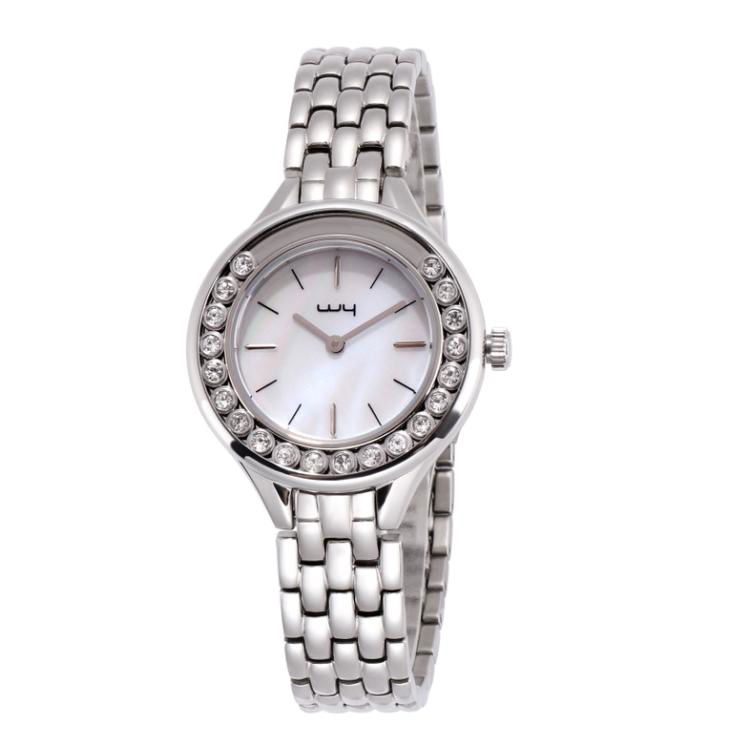 OEM Custom Ladies Quartz Wist Watches Lady Alloy Watch Wy-157 4
