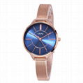 New Times Quartz Women Stainless Steel Business Ladies Watch Wy-160 3