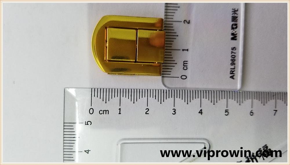 China Products Small Golden Decorative Jewelry Case Lock in 25*20mm