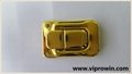 China Products Small Golden Decorative Jewelry Case Lock in 41*27mm