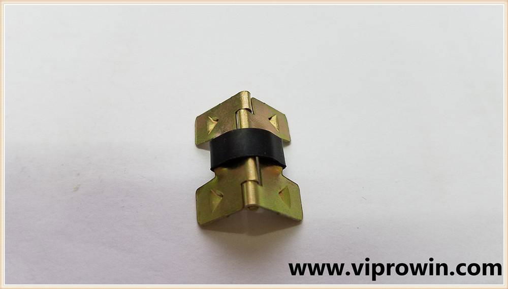 Mini Spring Hinge with Punched triangle for jewelry box in 20*20mm 3