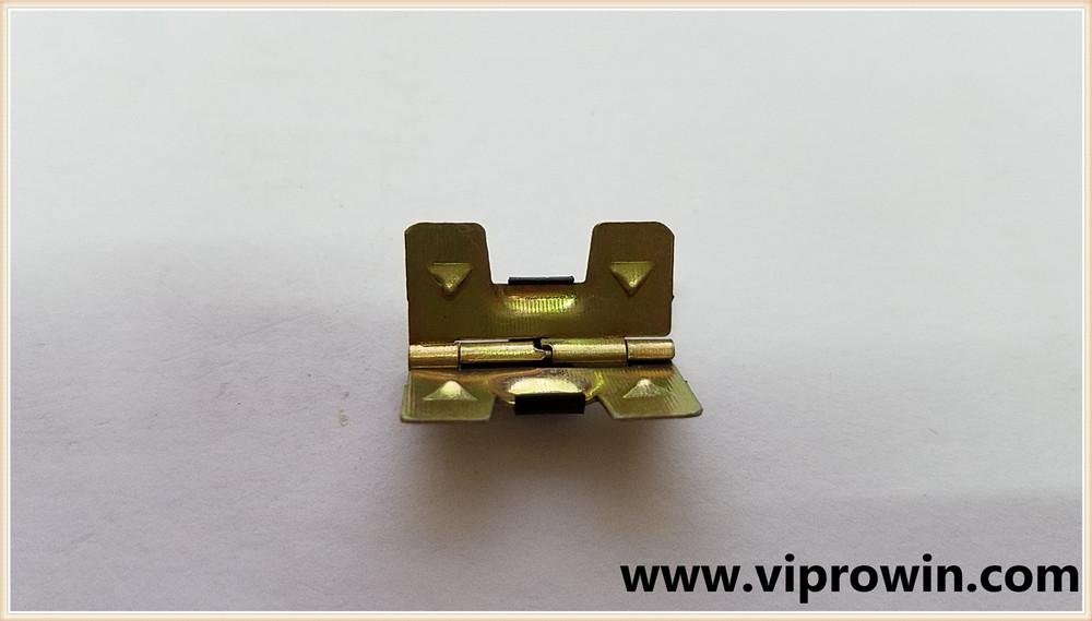 Mini Spring Hinge with Punched triangle for jewelry box in 20*20mm 4