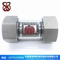 叶轮式流量指示器管道视镜管式水流指示器