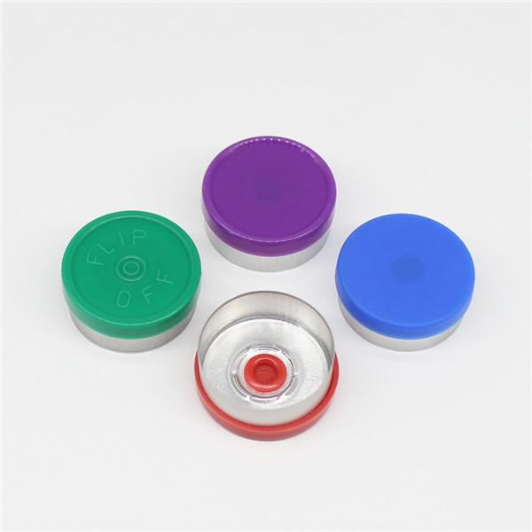 20mm aluminum plastic combination flip off cap