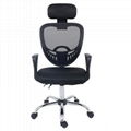 High Back Executive Mesh Ergonomic Fixed Armrest Desk Office Chair With Extra So 1