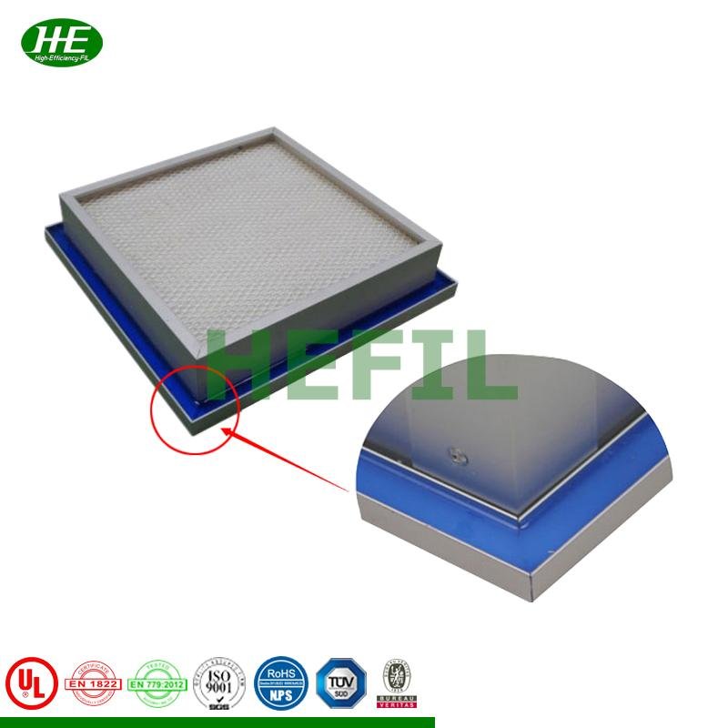 Gel Seal Mini-Pleat Panel Filter for Pharmaceutical Industry Clean Room