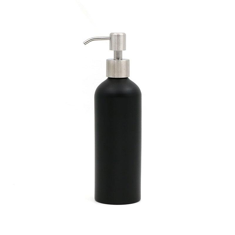 1000ml Aluminum Cosmetic Bottles With Black Color 2