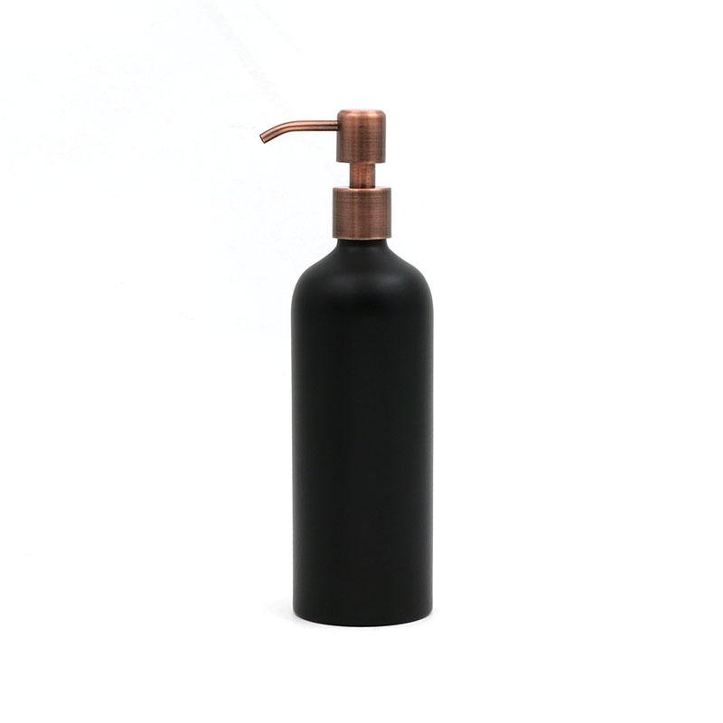 1000ml Aluminum Cosmetic Bottles With Black Color 3