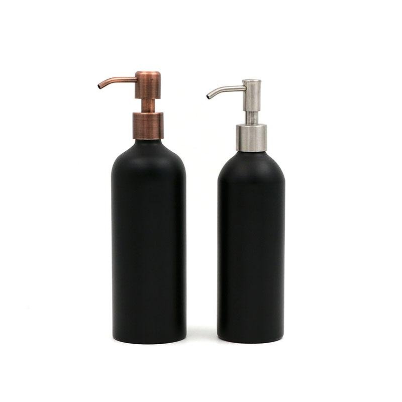 1000ml Aluminum Cosmetic Bottles With Black Color 4