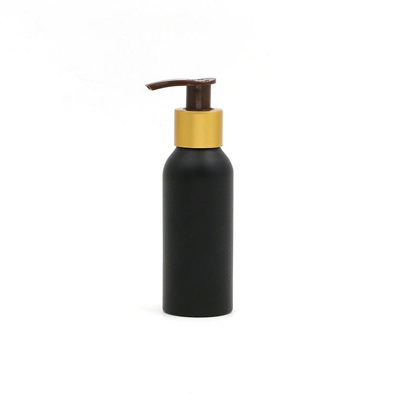 1000ml Aluminum Cosmetic Bottles With Black Color
