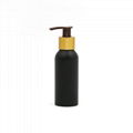 1000ml Aluminum Cosmetic Bottles With Black Color 1