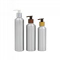 250ml Aluminum Cosmetic Bottles With Lotion Pump 1