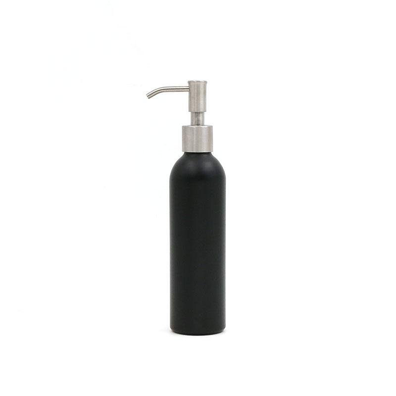 100ml Aluminum Cosmetic Bottles With Lotion Pump In Stock