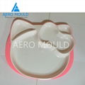 High quality double color baby feeding tray injection mold