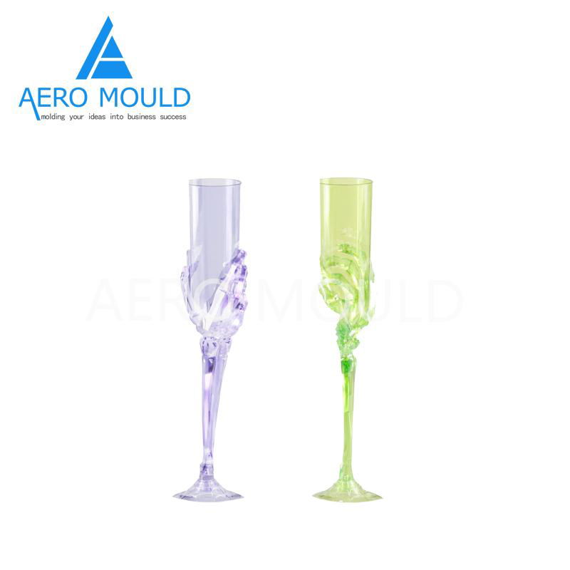 Eco-friendly Lead Free Champagne Wine Glass Mould 2