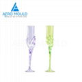 Eco-friendly Lead Free Champagne Wine Glass Mould 2