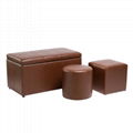 Leather Ottoman Chair Hotel Chair