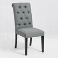 Buttoned Fabric Dining Chair Hotel Chair