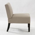 Linen Living Room Chair Hotel Chair Cafe Chair Solid Wood Chair