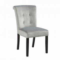Ring Back Dining Chair with Stud in Ve  et Hotel Chair Restaurant Chair 