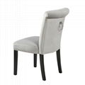 Ring Back Dining Chair with Stud in Velvet Hotel Chair Restaurant Chair 