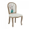 UK Designs Vintage Solid Wood Chair French Style Hotel Chair Restaurant Chair