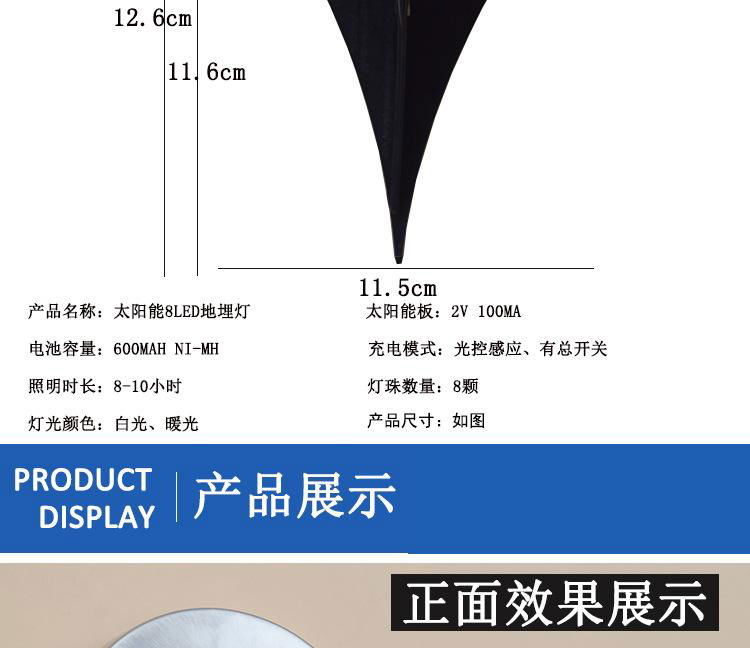 太阳谷太阳能地埋灯 2