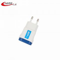 Wholesale high speed wireless 2 usb port wall charger for phone