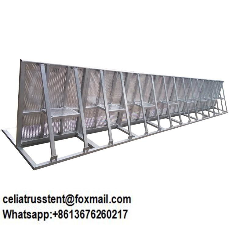 Concert stage barriers product 