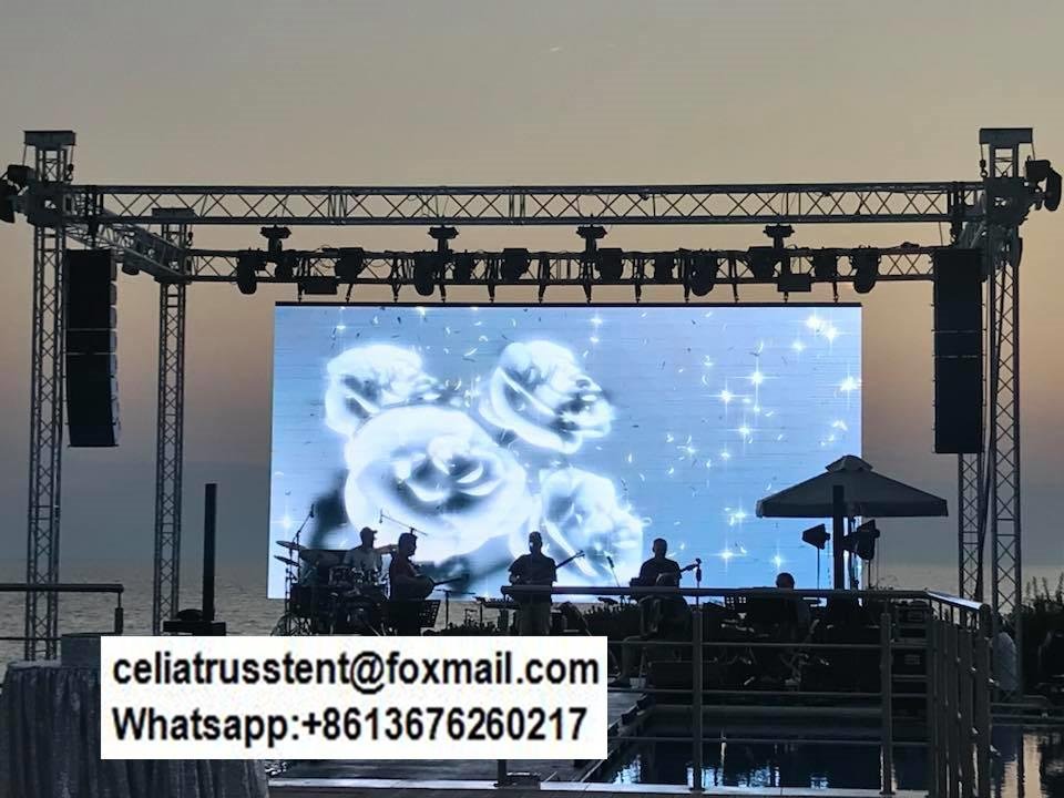 Stage lighting truss  for event used 