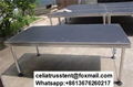 Flexible height aluminum stage deck 