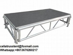 Event used aluminum stage platform 