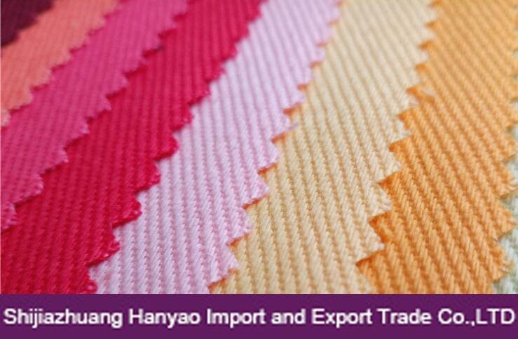 Yarn Card Dyed Drill Woven Fabric 100% Cotton 16x12 108x56 for Workwear Uniform