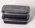 American type rec. high lid disposable food container 1000ml 1