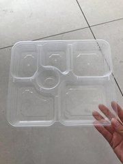 disposable six compartments plastic box 1000ml