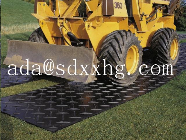 Heavy duty ground protection road mats uhmwpe plastic board