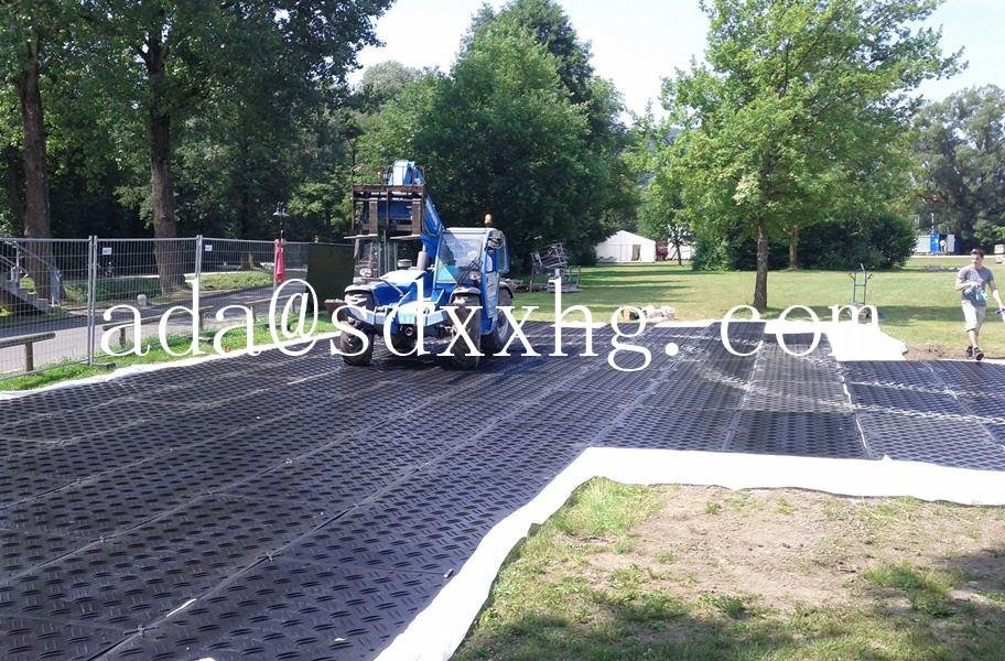 HDPE construction road mat non-slip plastic roadway 2