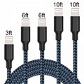 Braided lightening cable