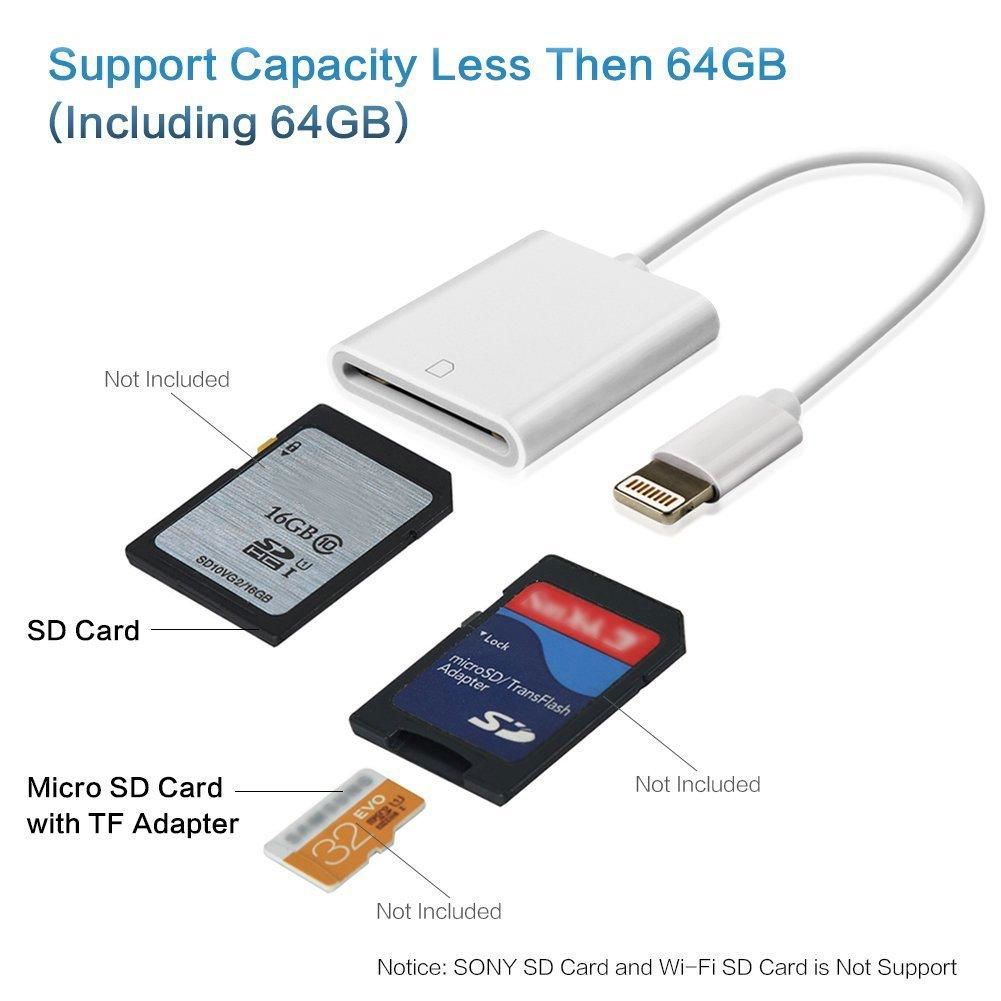 Lightening to SD card camera reader SDR1 (China Trading Company