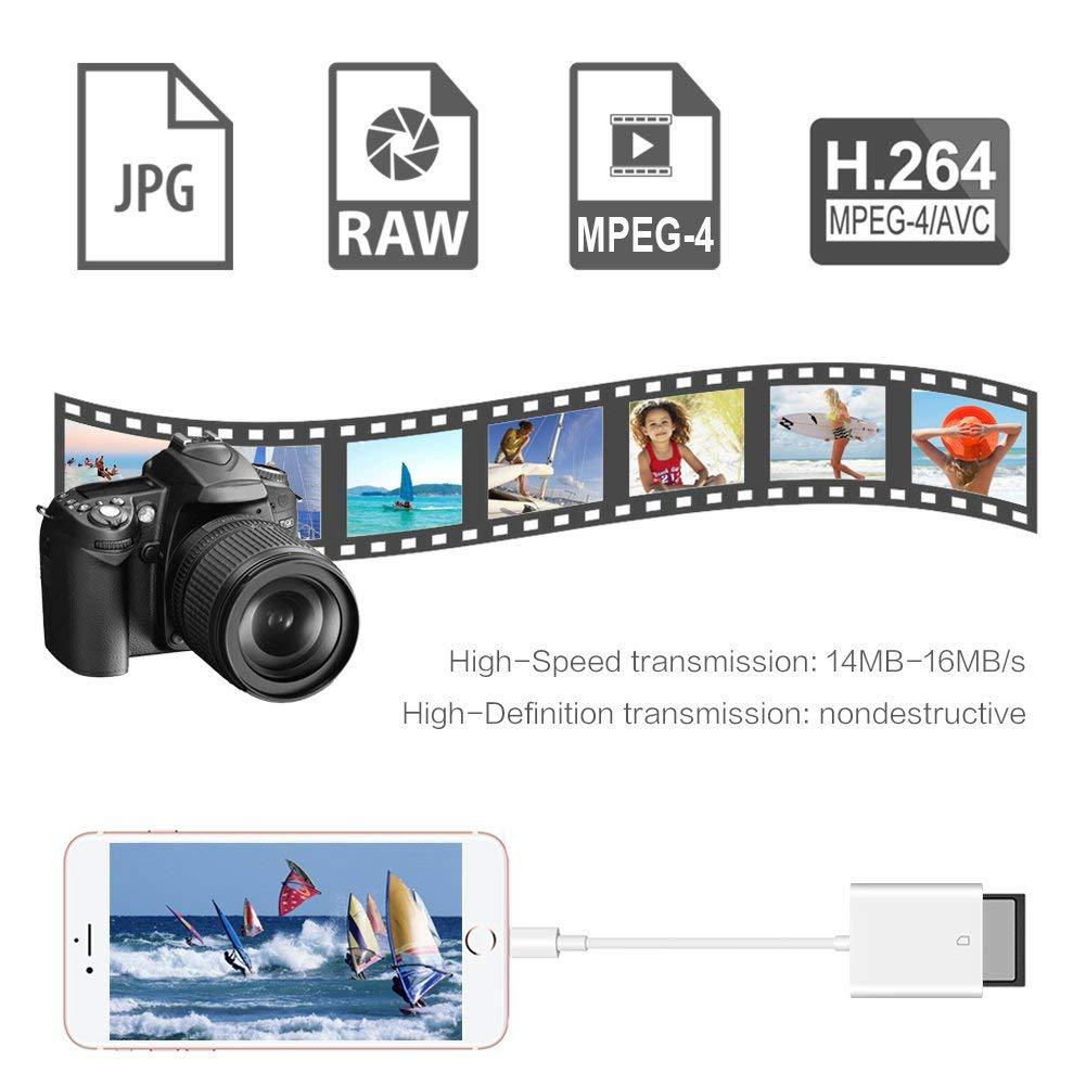 Lightening to SD card camera reader 4