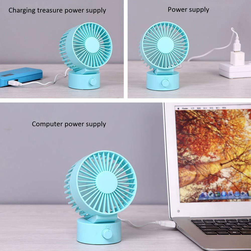 Double leaf mini usb fan 4