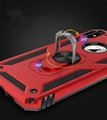 For IphoneXS  Iphone7/8 Back Cover 360 Degree Ring Bracket Hard Armor Case 