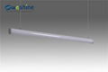 Office LED Linear Light suspension, mounting, recessed installation 2