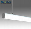 Office LED Linear Light suspension, mounting, recessed installation 4