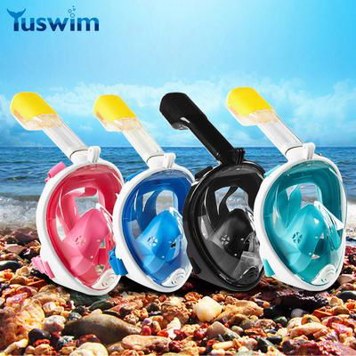 Breath Surface Diving Mask Snorkel Scuba Swimming Tools Full Face Snorkel Mask
