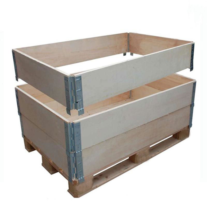  collapsible 6pcs plywood box with steel strip 3
